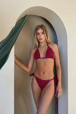 Lila Bikini Set in Cherry Glitter