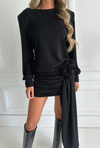 MIMI Knitted Dress in Black