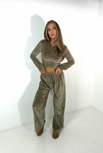 KIKI Wide Leg Joggers Set