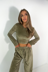 KIKI Wide Leg Joggers Set