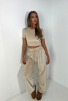 KIMMIE Wide Leg Joggers Set